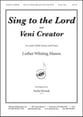 Sing to the Lord/Veni Creator SA choral sheet music cover